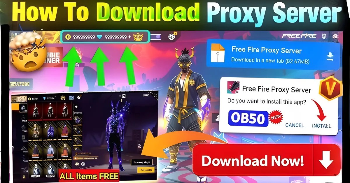 VIP Proxy Server Free Fire OB50
