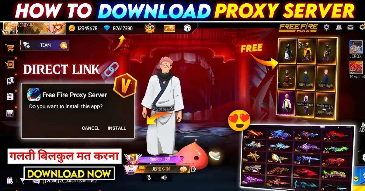 VIP Proxy Server Free Fire OB52