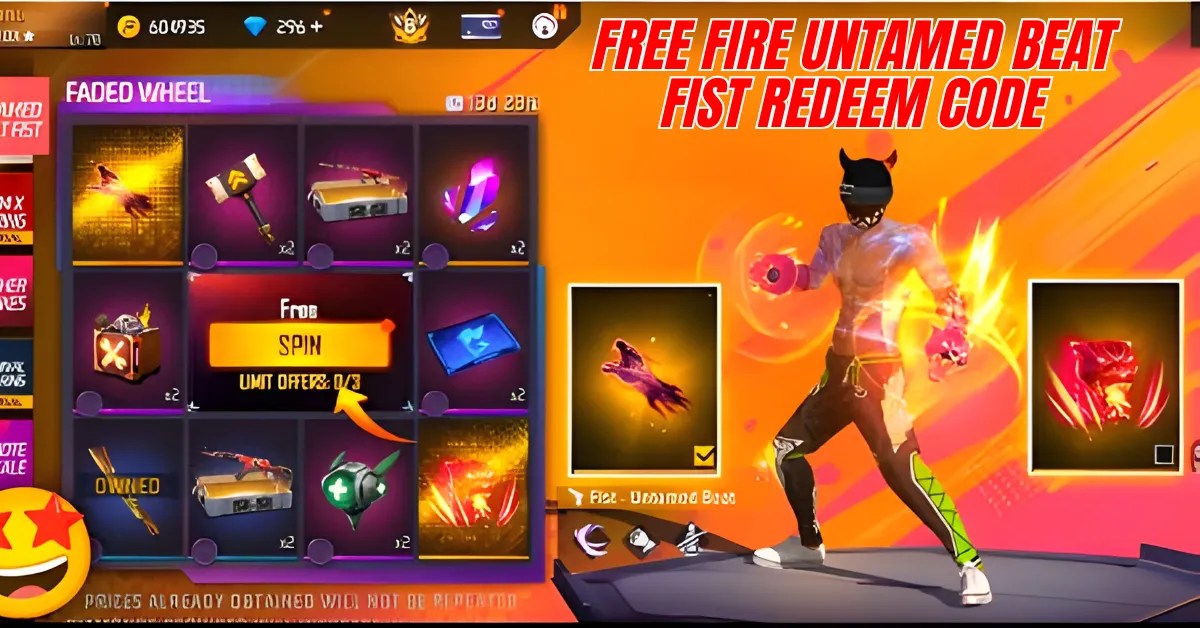 Free Fire Untamed Beat Fist Redeem Code