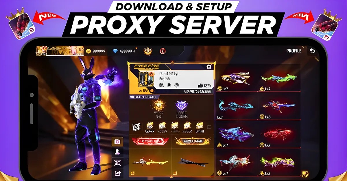 Rotkey.com Free Fire VIP Proxy Server