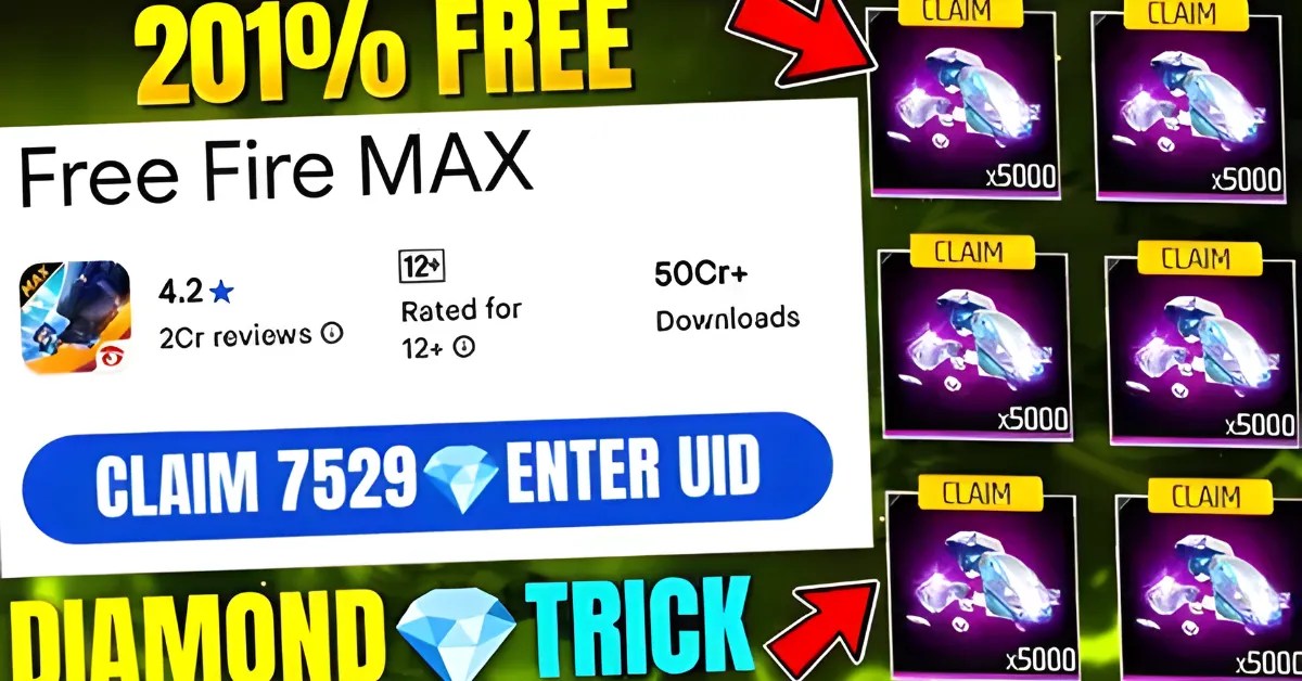 UID Free Fire Diamond Top Up Free