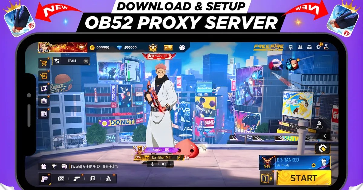VIP Proxy Server Download OB52 For Android 2026