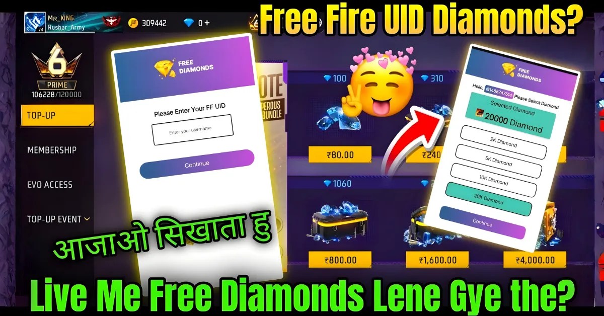 Free Fire Free Diamond UID