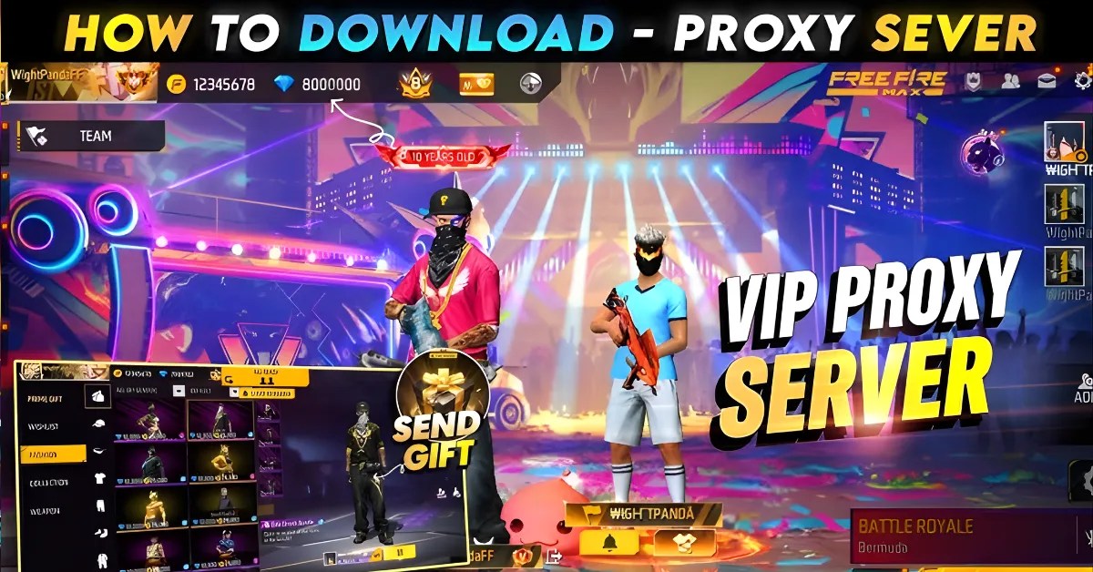 Free Fire Pro Vip Proxy Server
