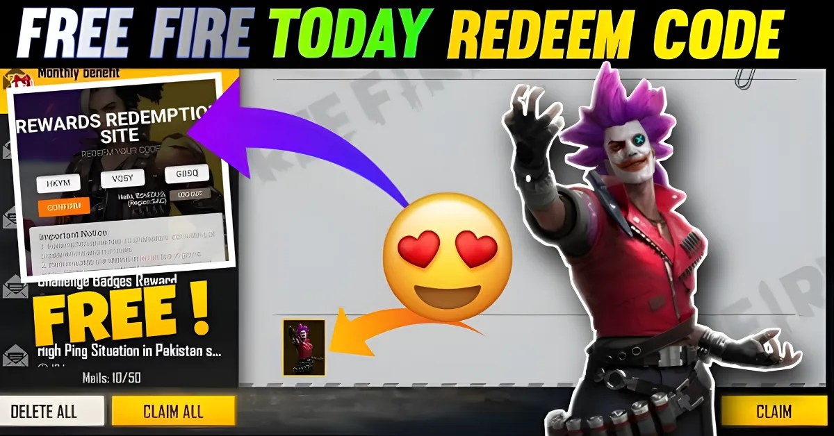 Free fire joker bundle code