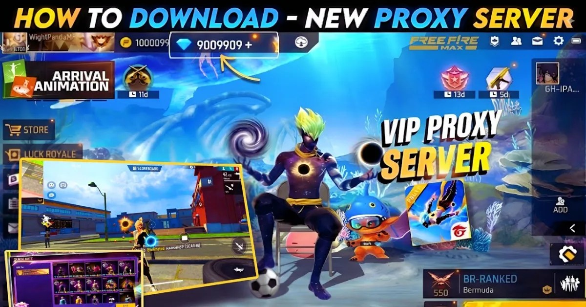 VIP Proxy Server APK Free Fire