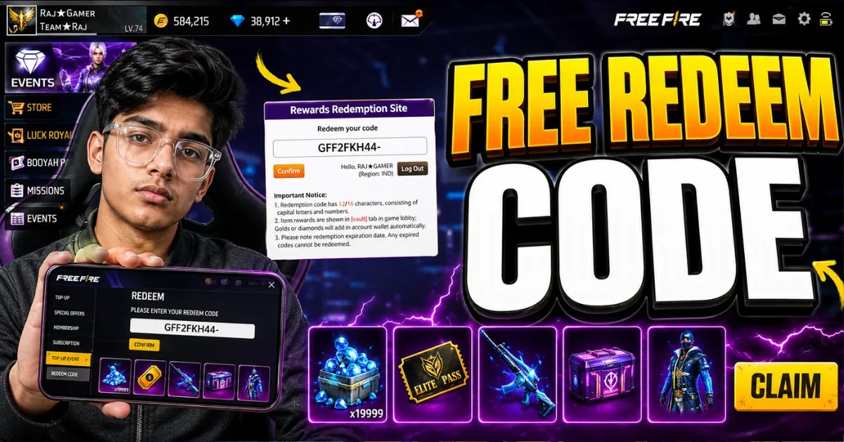 Free Fire Redeem Code 26 May 2026
