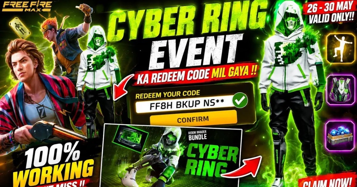 Free Fire Redeem Code 27 May 2026