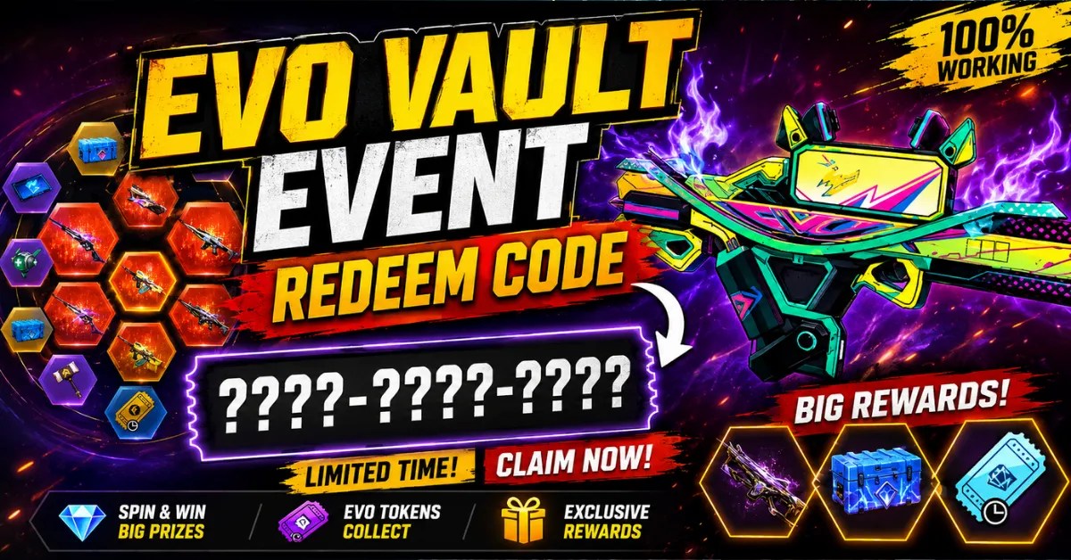 Evo Vault Event Redeem Code