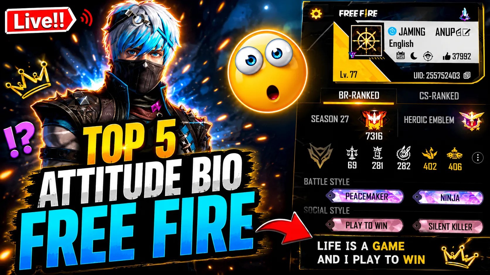 Free Fire Bio