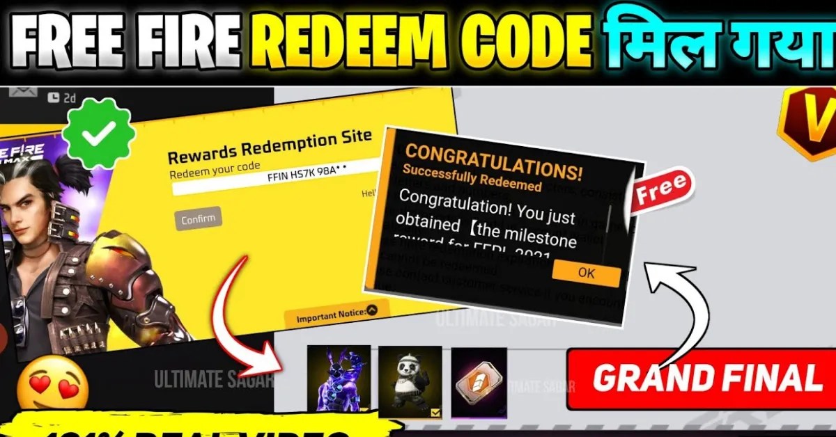 Free Fire Redeem Code 2 June 2026
