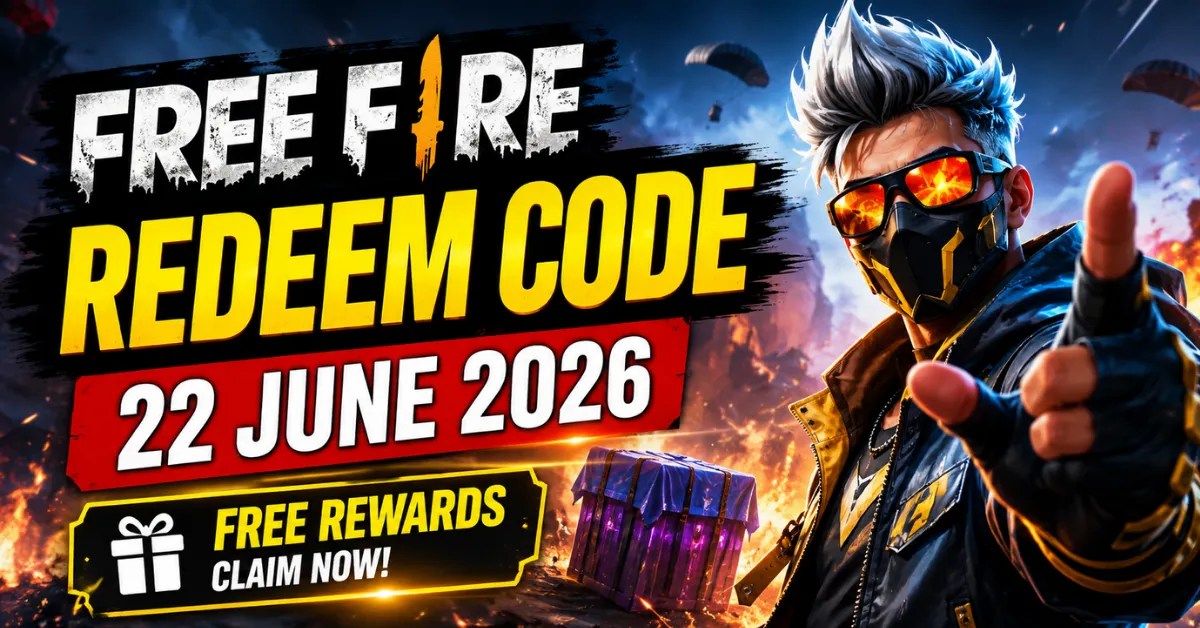 Free Fire Redeem Code 22 June 2026