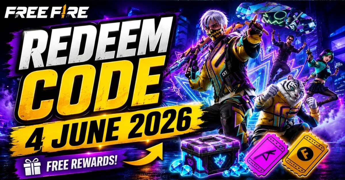 Free Fire Redeem Code 4 June 2026