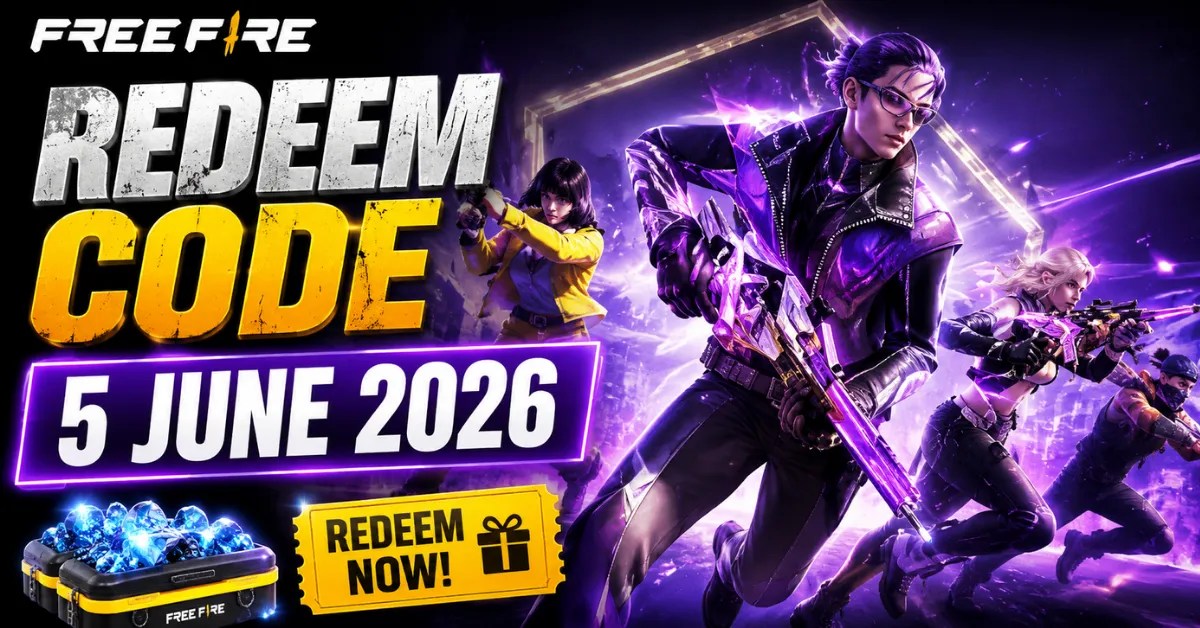 Free Fire Redeem Code 5 June 2026