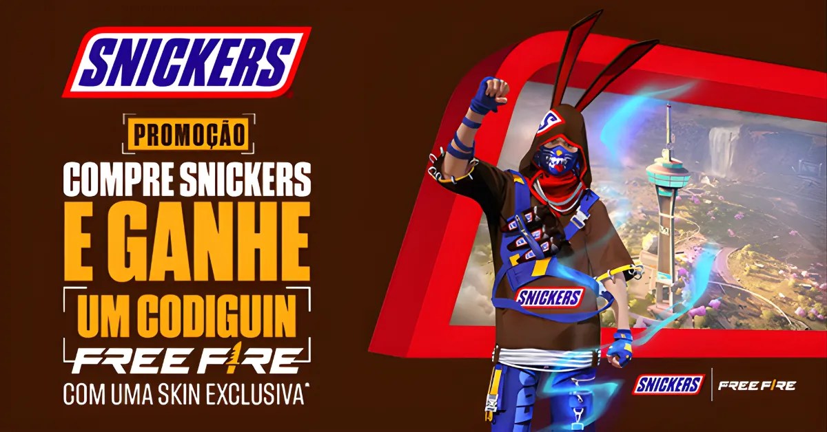 Snickers Free Fire com Br