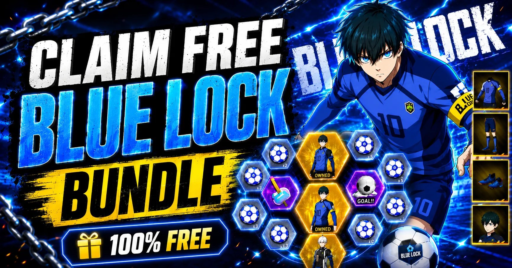 Blue Lock Event in Free Fire