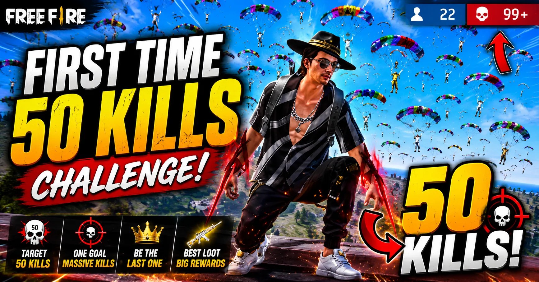First Time 50 Kills Challenge