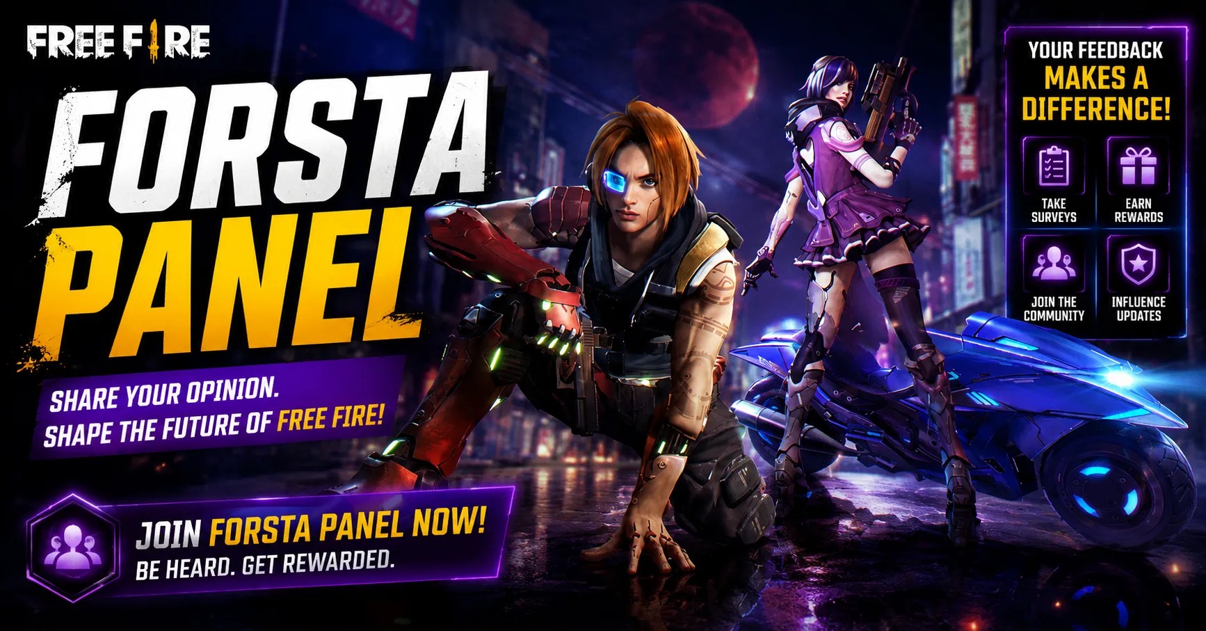 Forsta Panel Free Fire