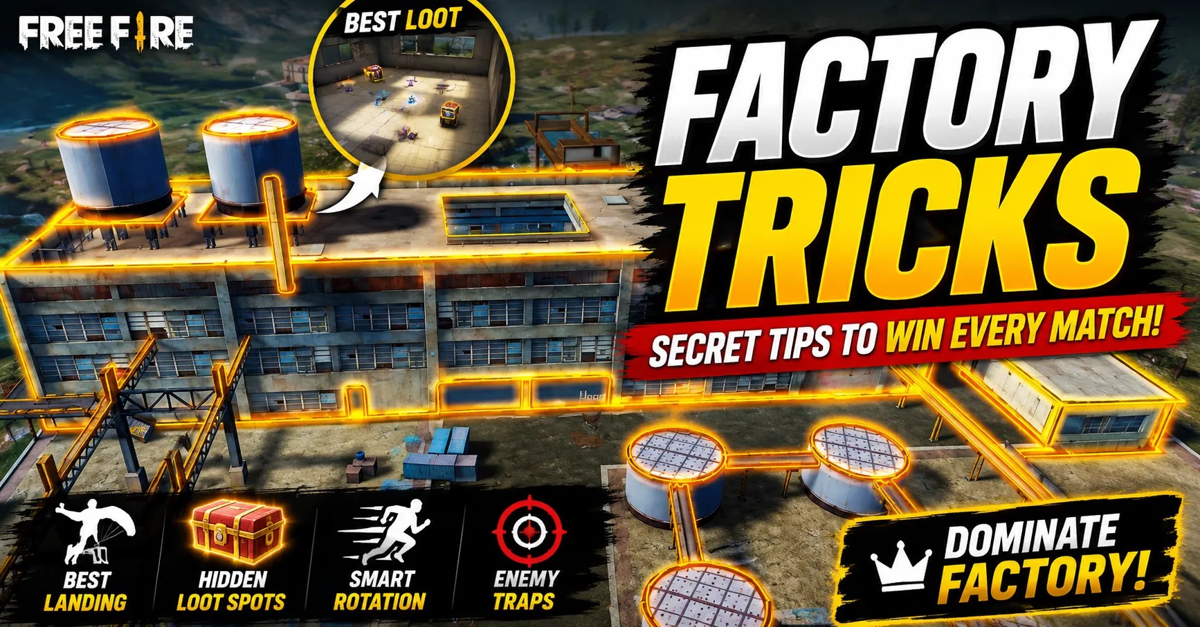Free Fire Factory Tricks