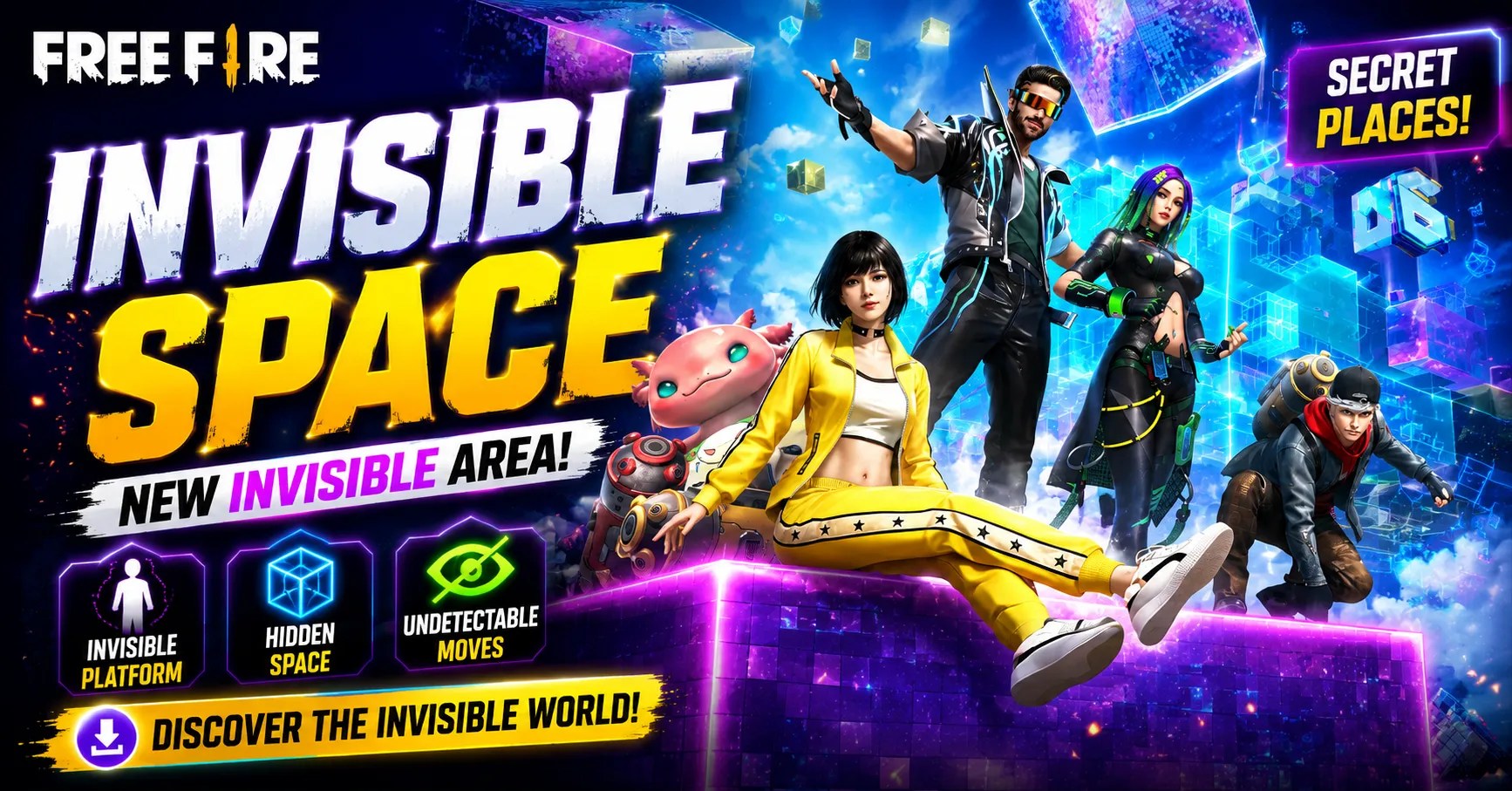 Free Fire New Invisible Area