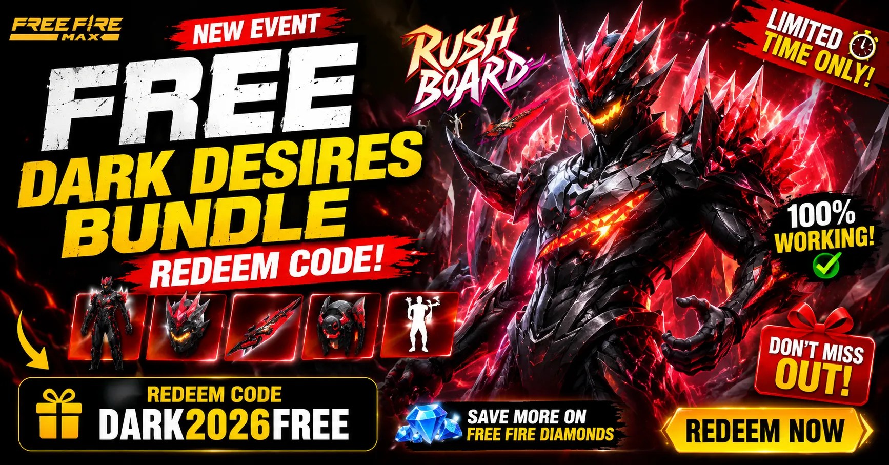 Free Fire Redeem Code 30 July 2026