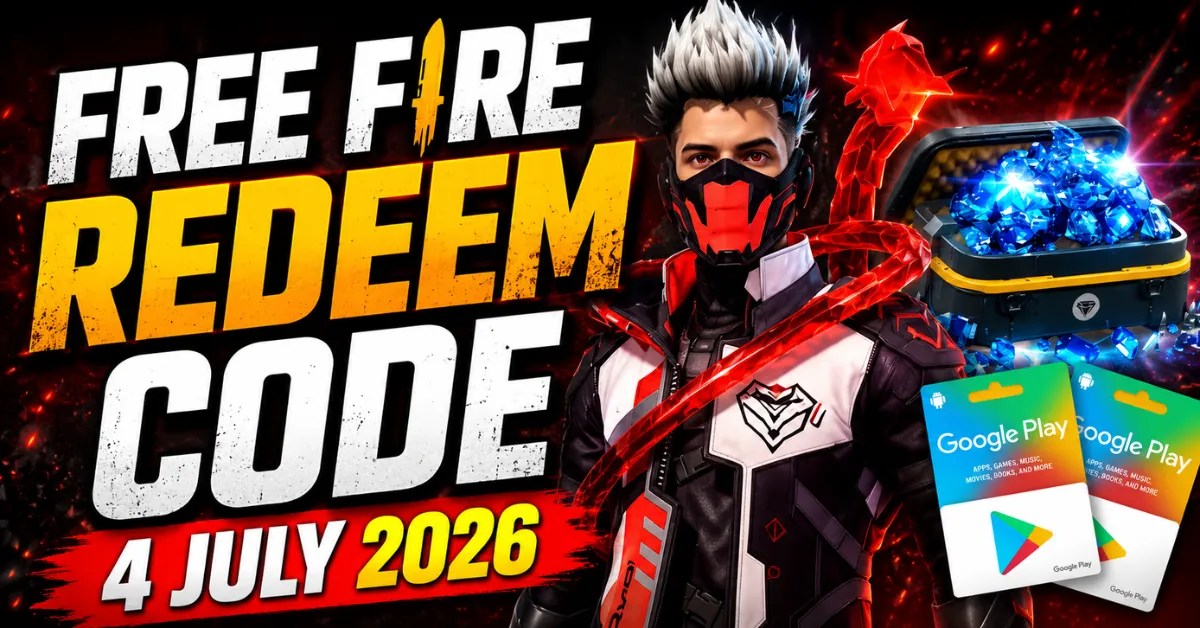 Free Fire Redeem Code 4 July 2026