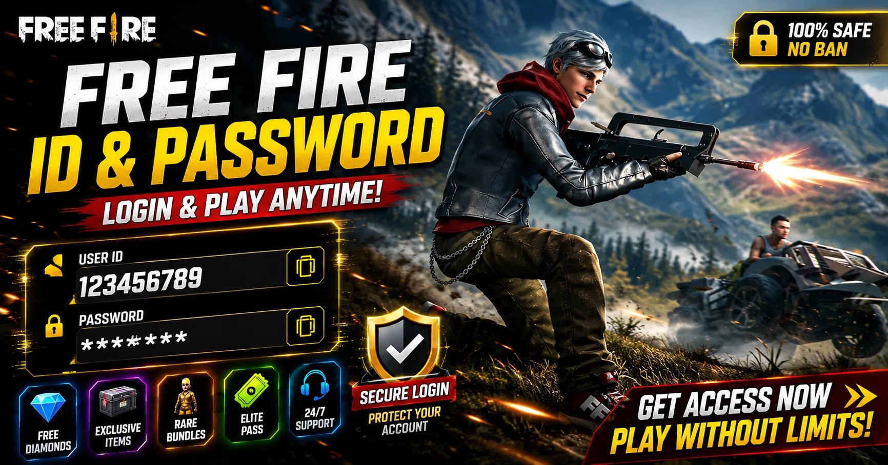 Free Fire ID Password