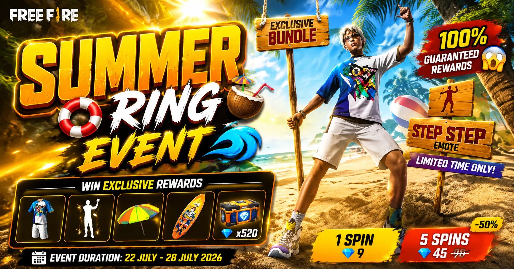 Summer Ring Event Free Fire