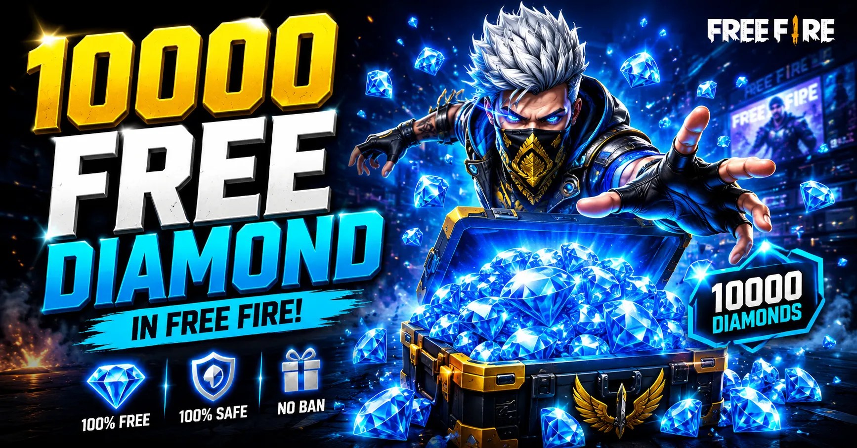 10000 Free Diamond in Free Fire