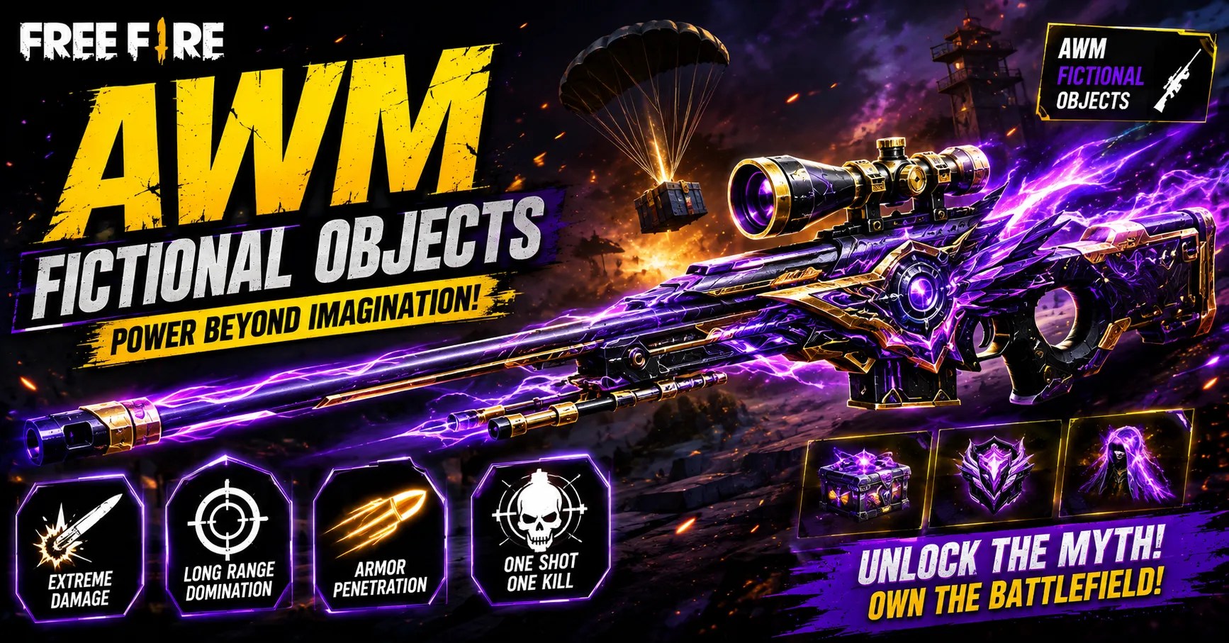 AWM - Fictional Objects in Free Fire