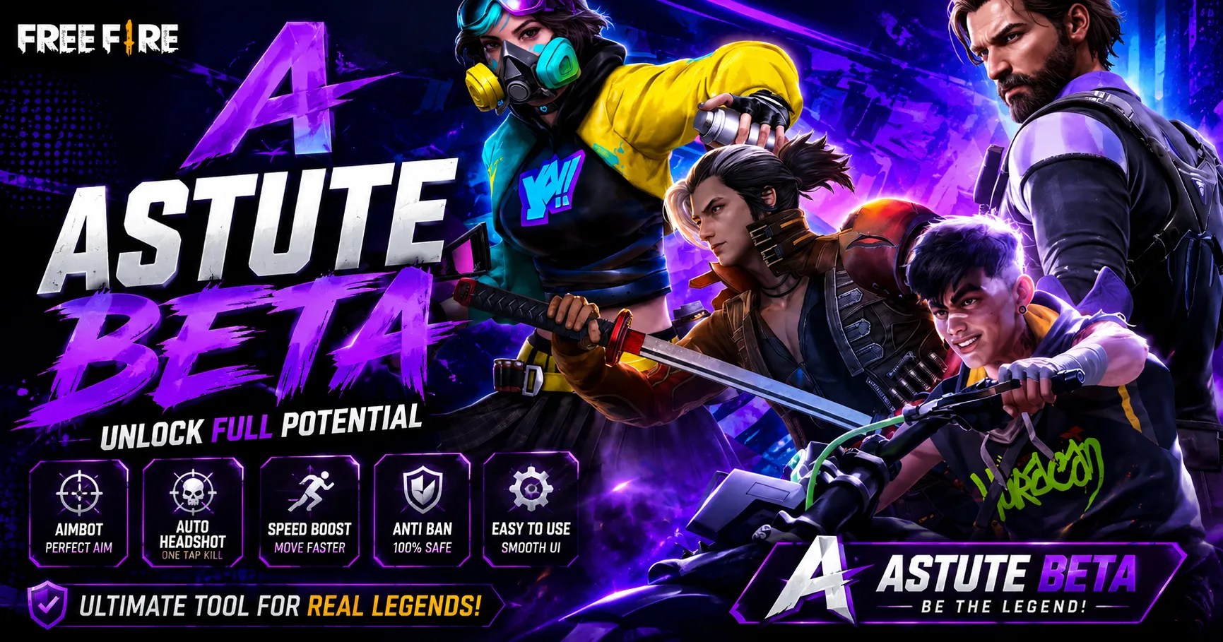 Astute Beta in Free Fire