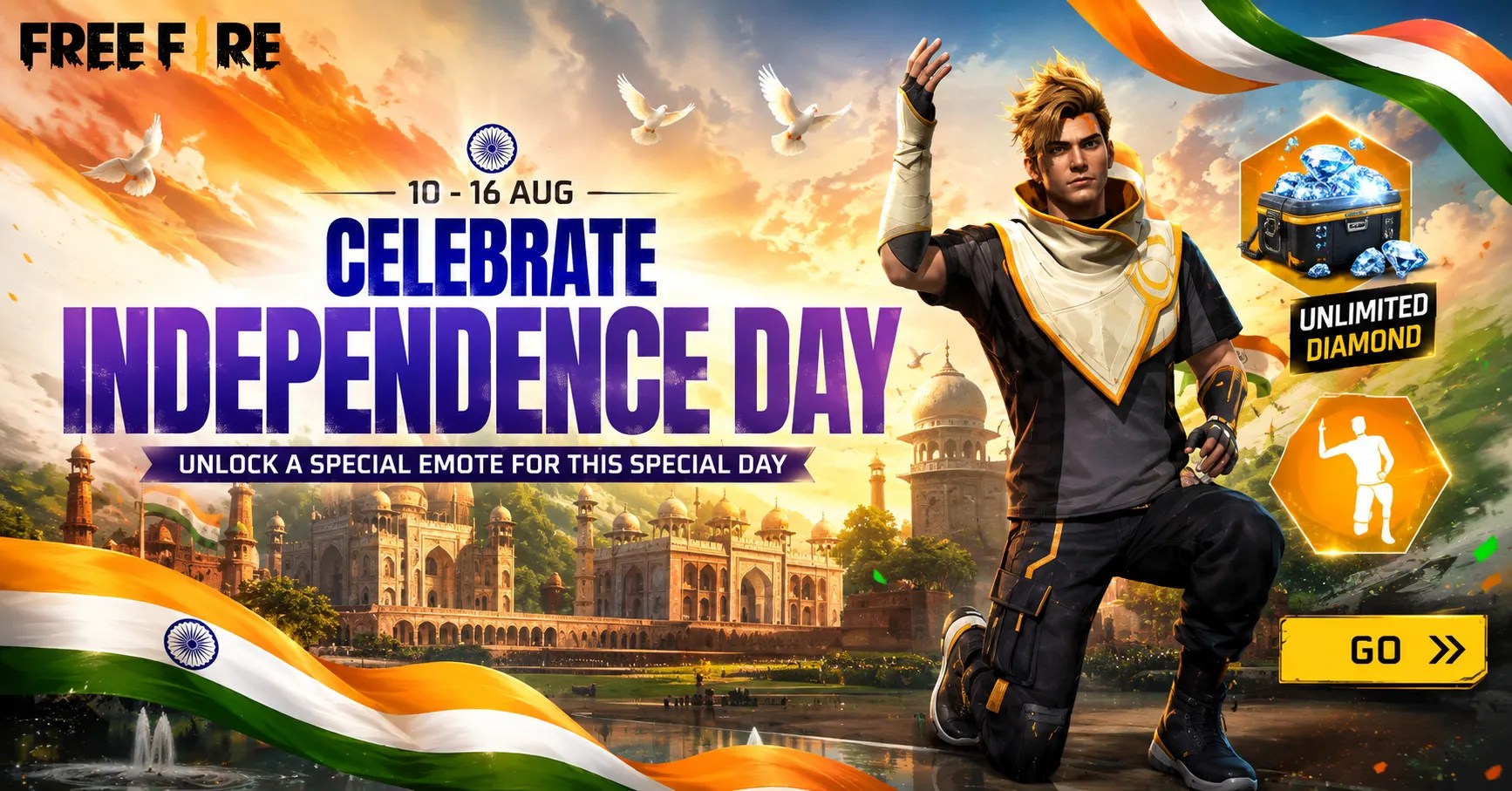 Celebrate Independence Day Free Fire