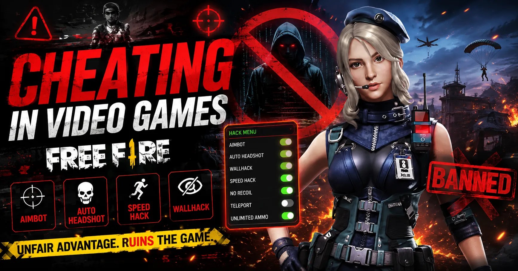 Cheating in Video Games Free Fire