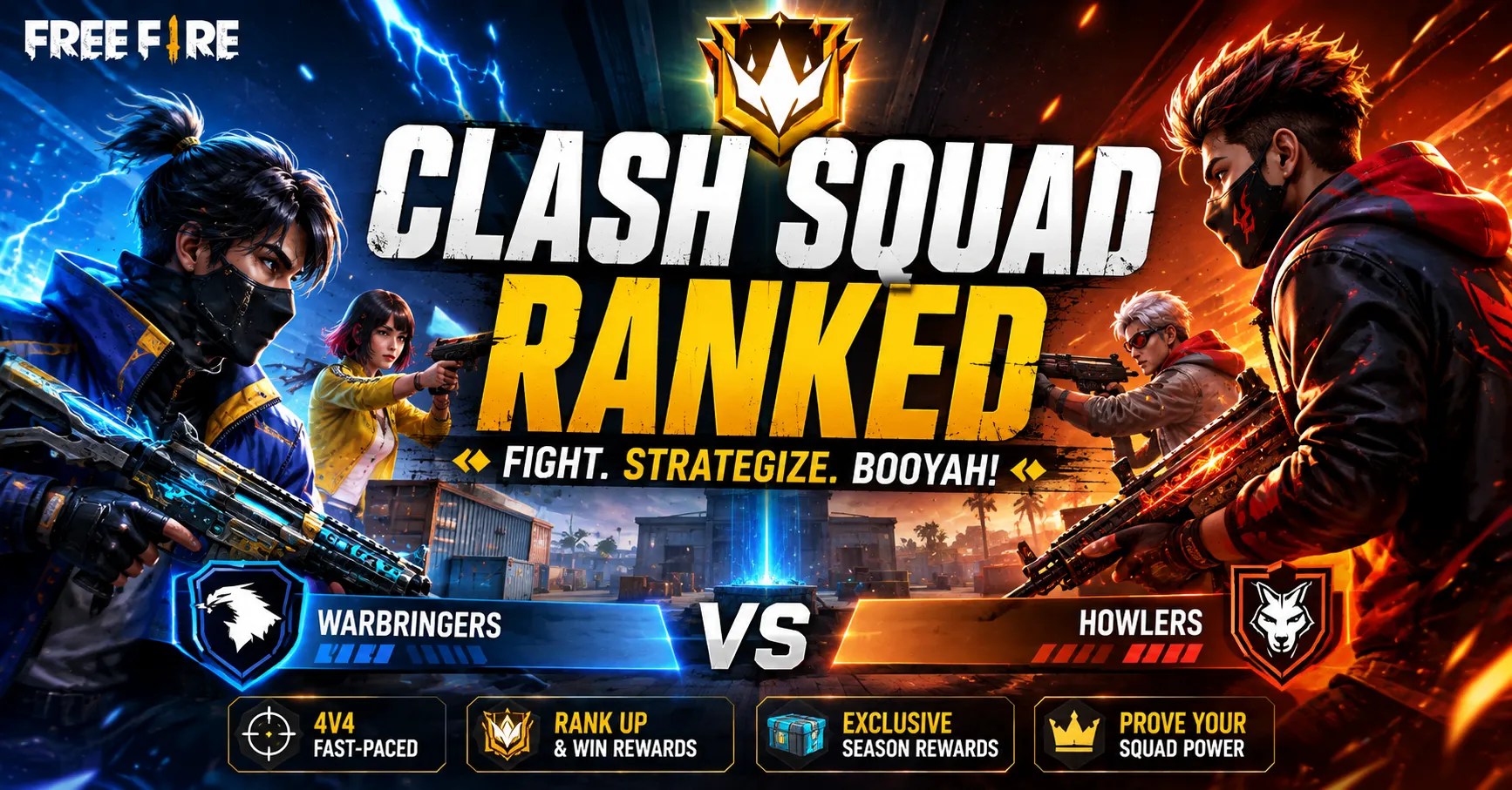 Clash Squad Ranked in Free Fire