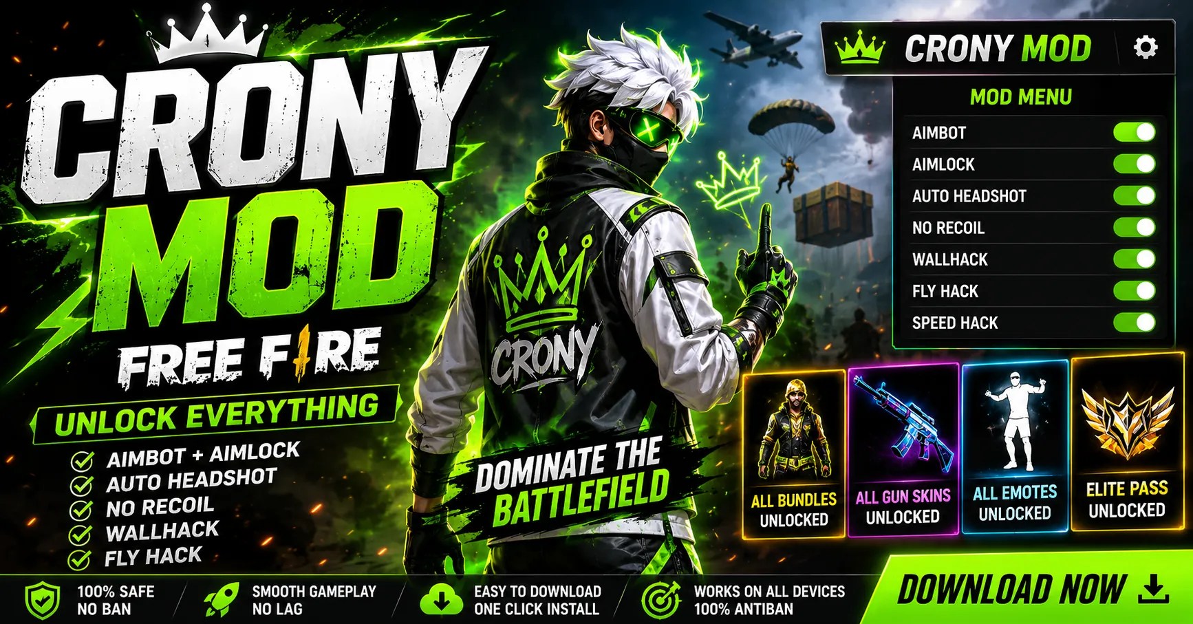 Crony Mod Free Fire