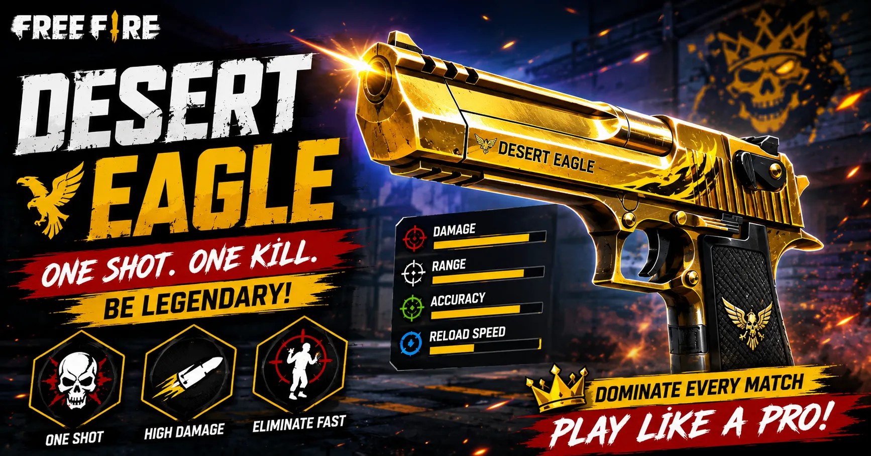 Desert Eagle in Free Fire