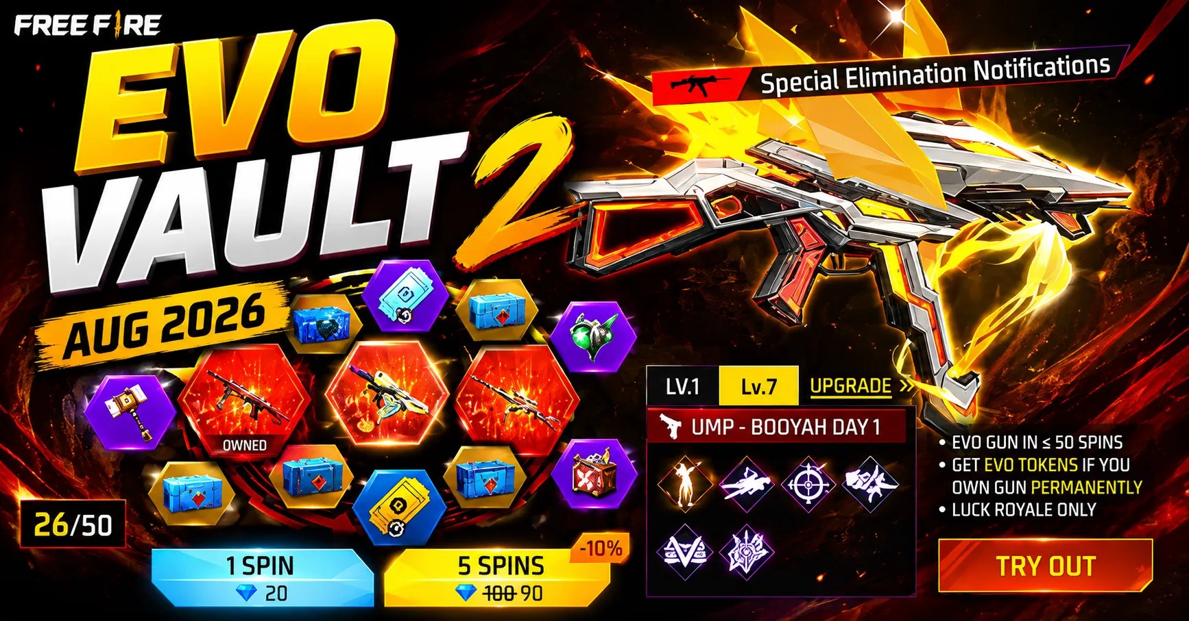 Evo Vault 2 Aug 2026