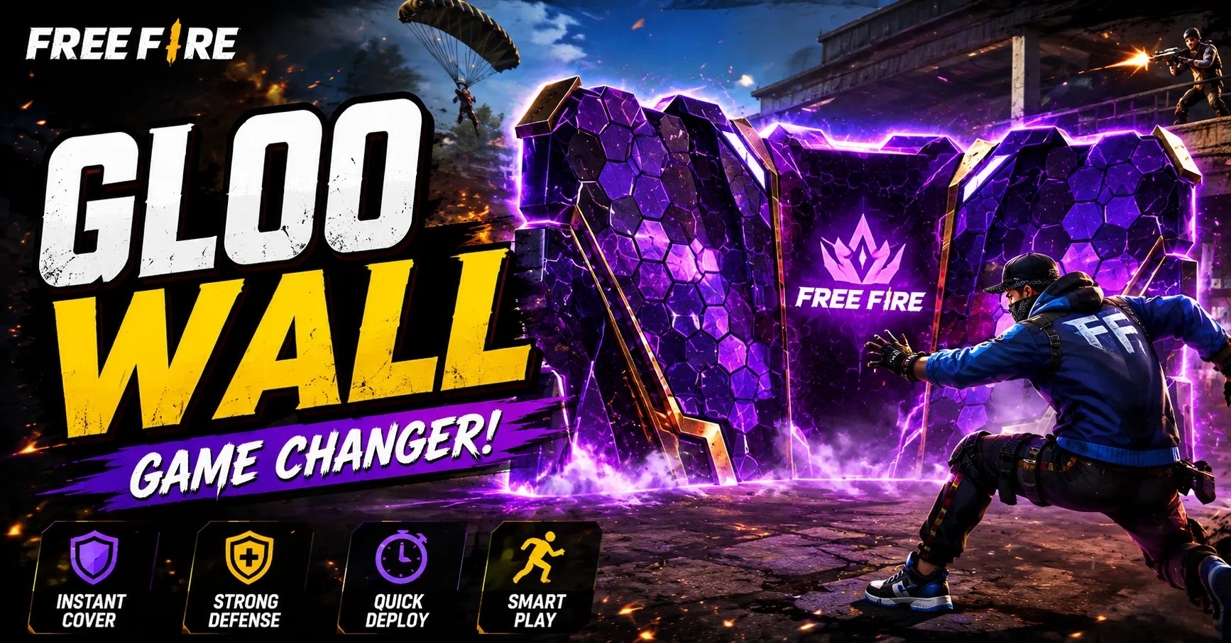 Free Fire Gloo Wall