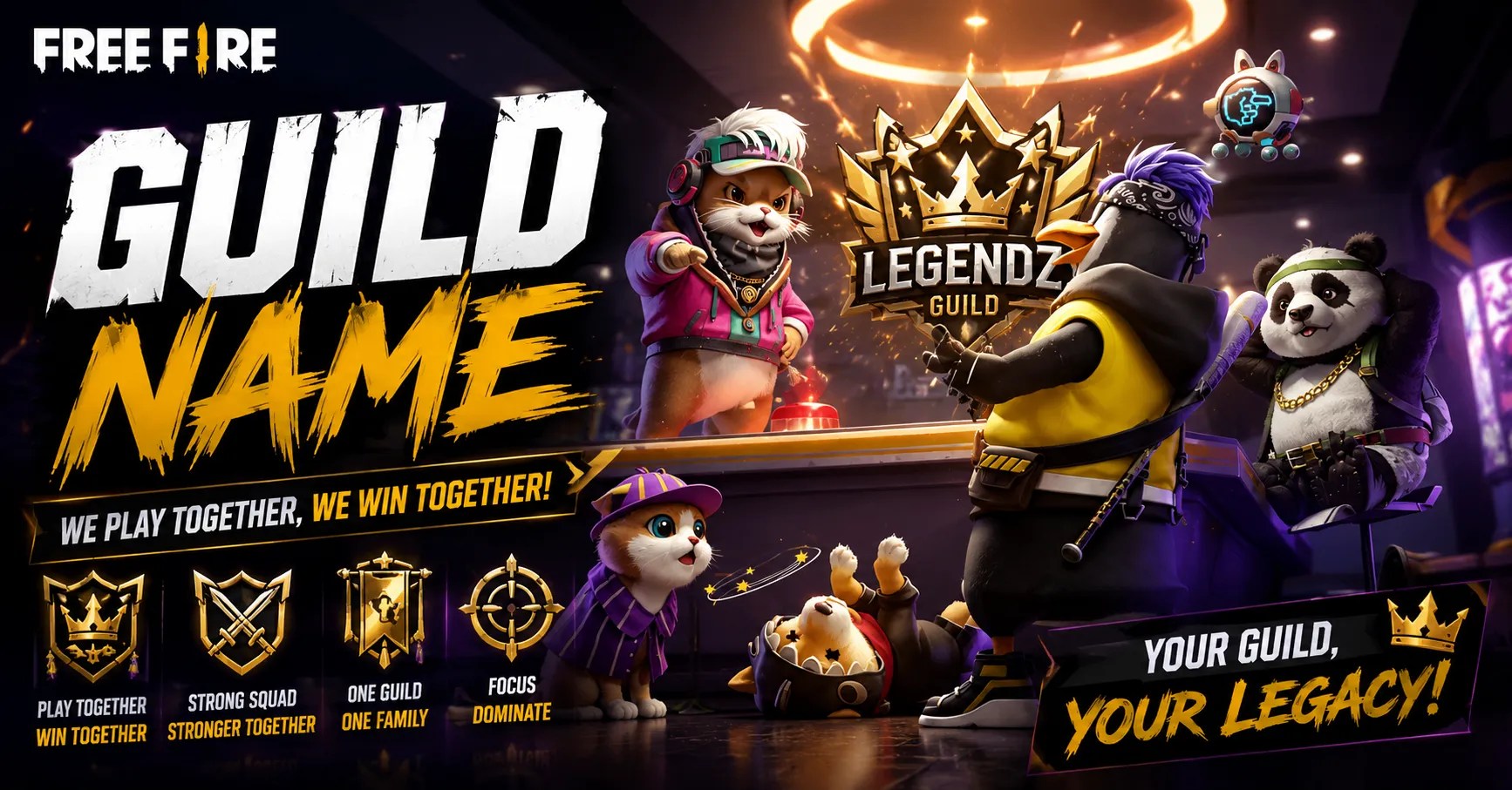 Free Fire Guild Name