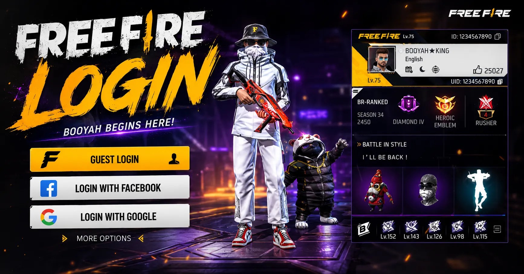 Free Fire Login