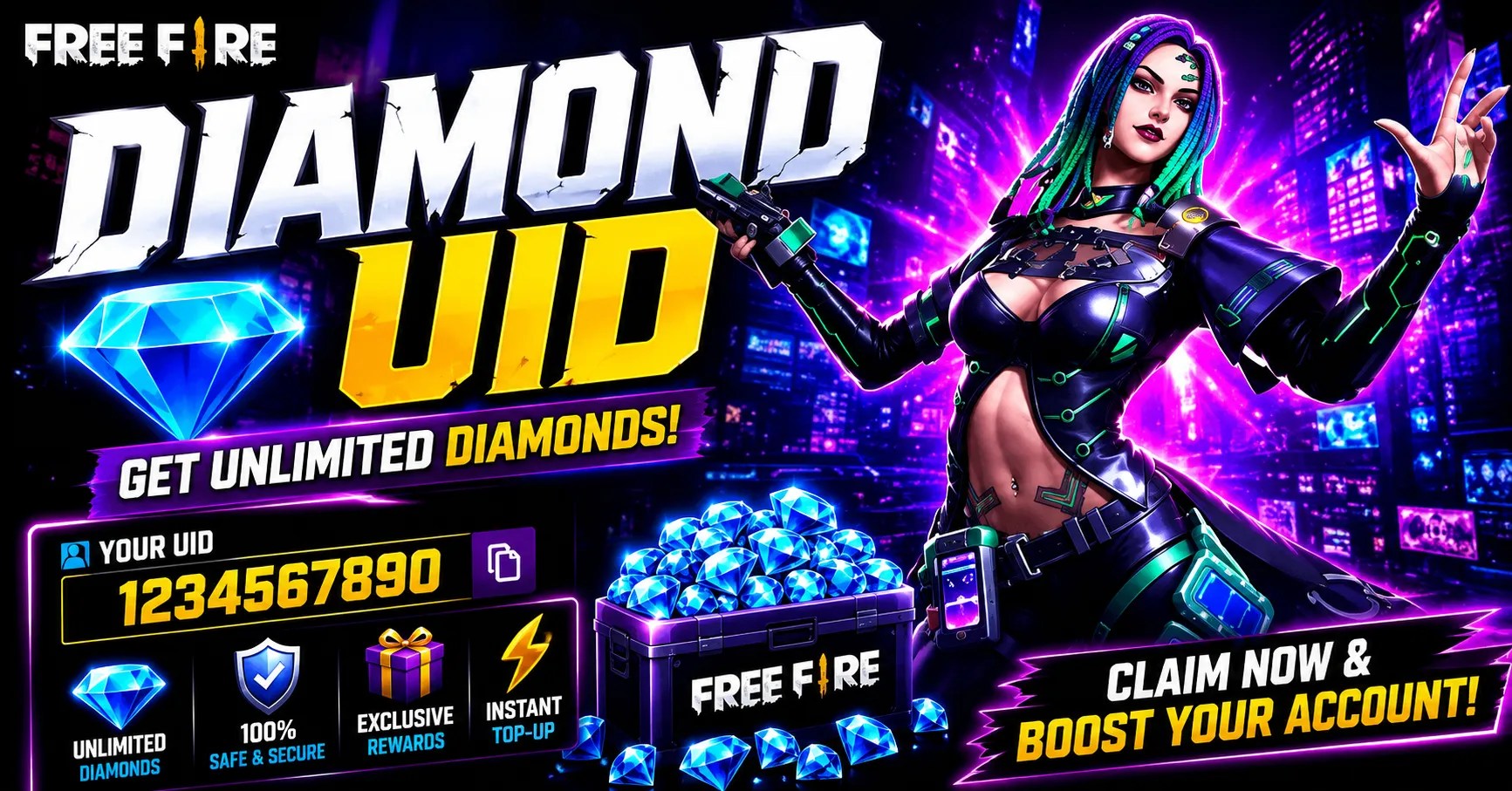 Free Fire Max Diamond UID