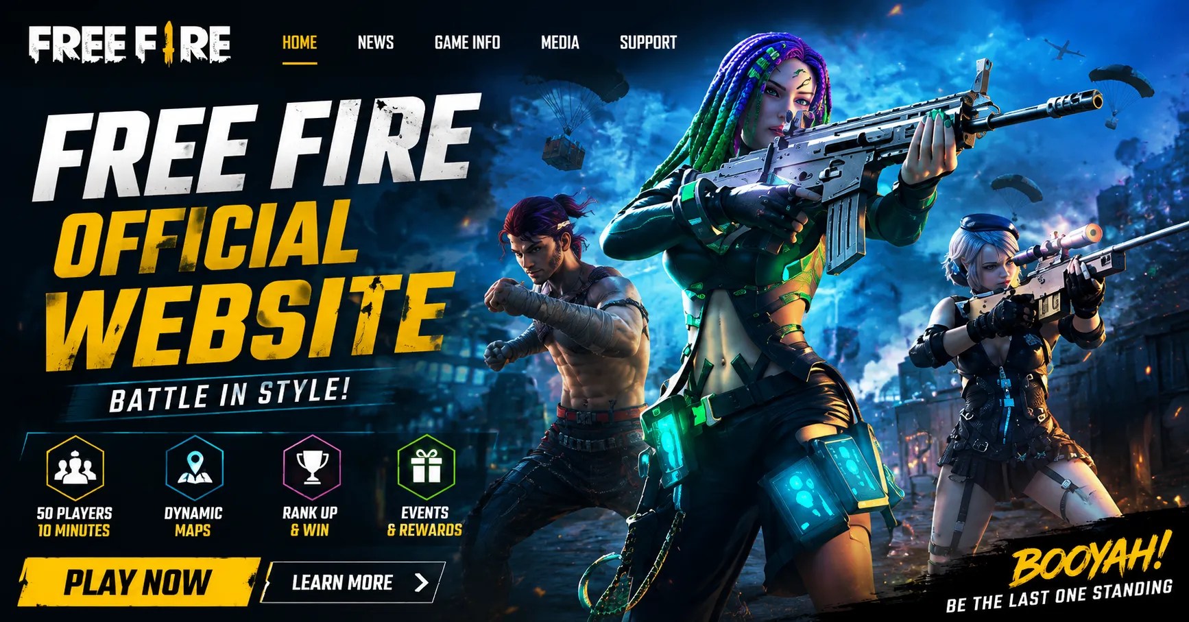 Free Fire Official Website