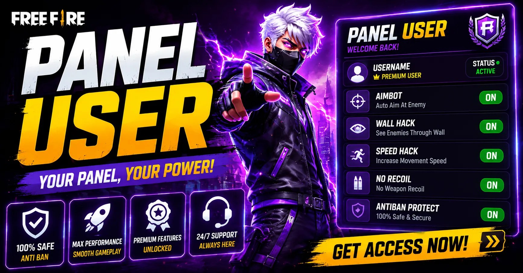 Free Fire Panel User