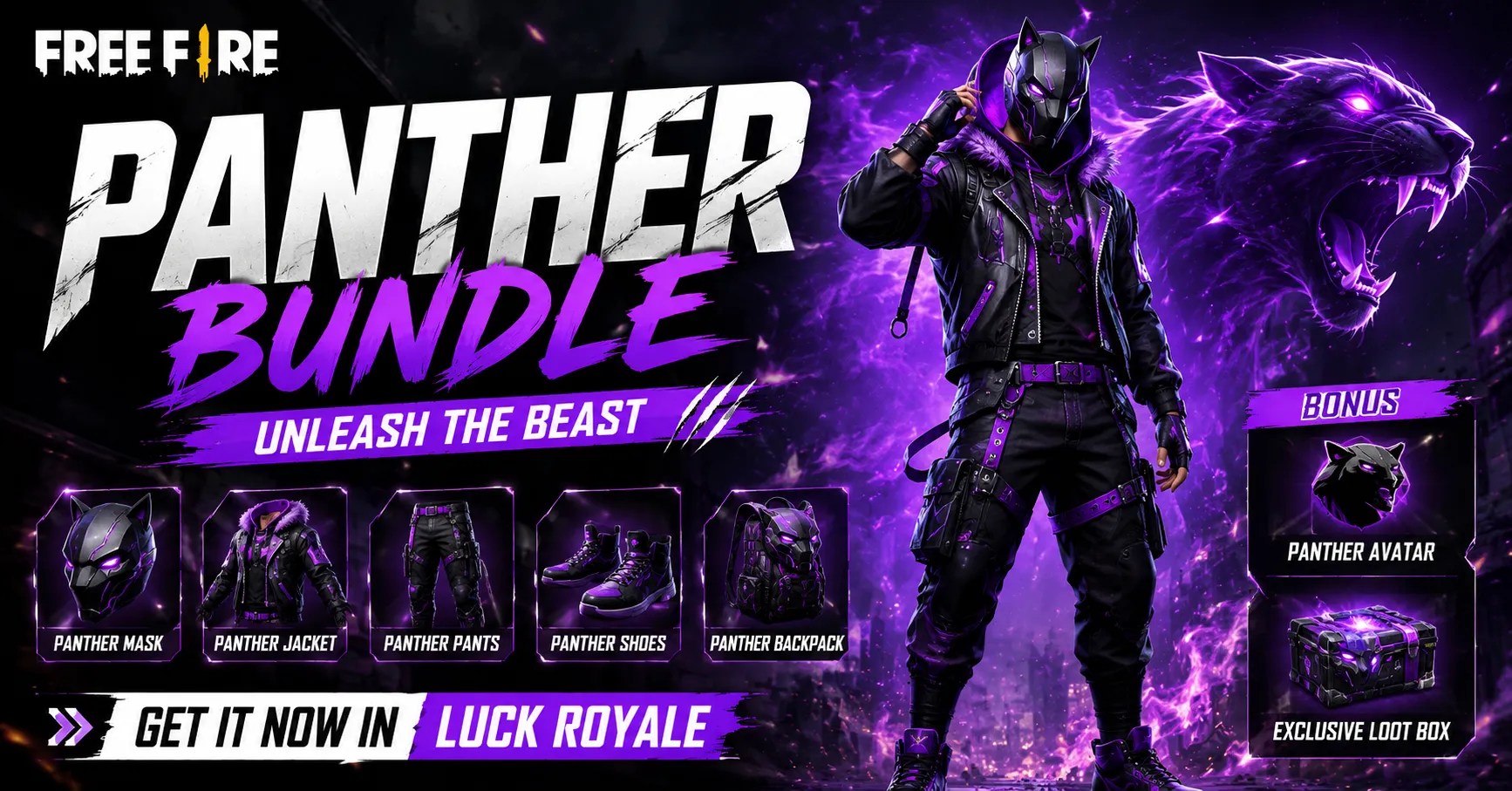 Free Fire Panther Bundle