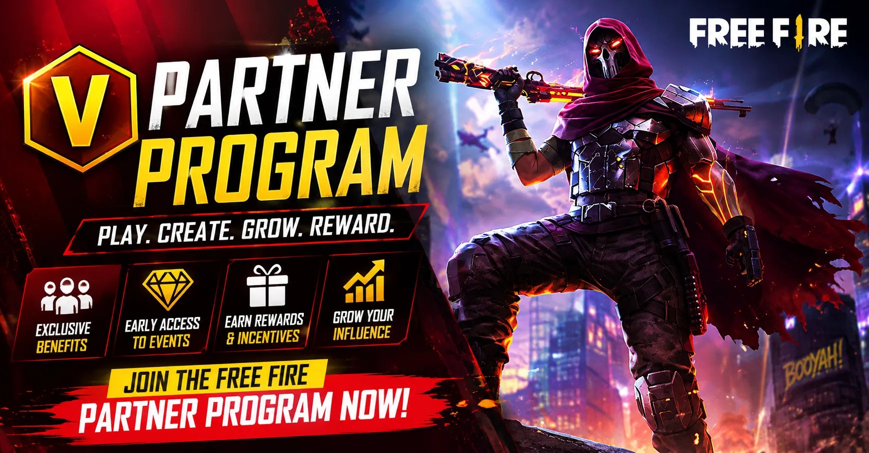 Free Fire Partner Program