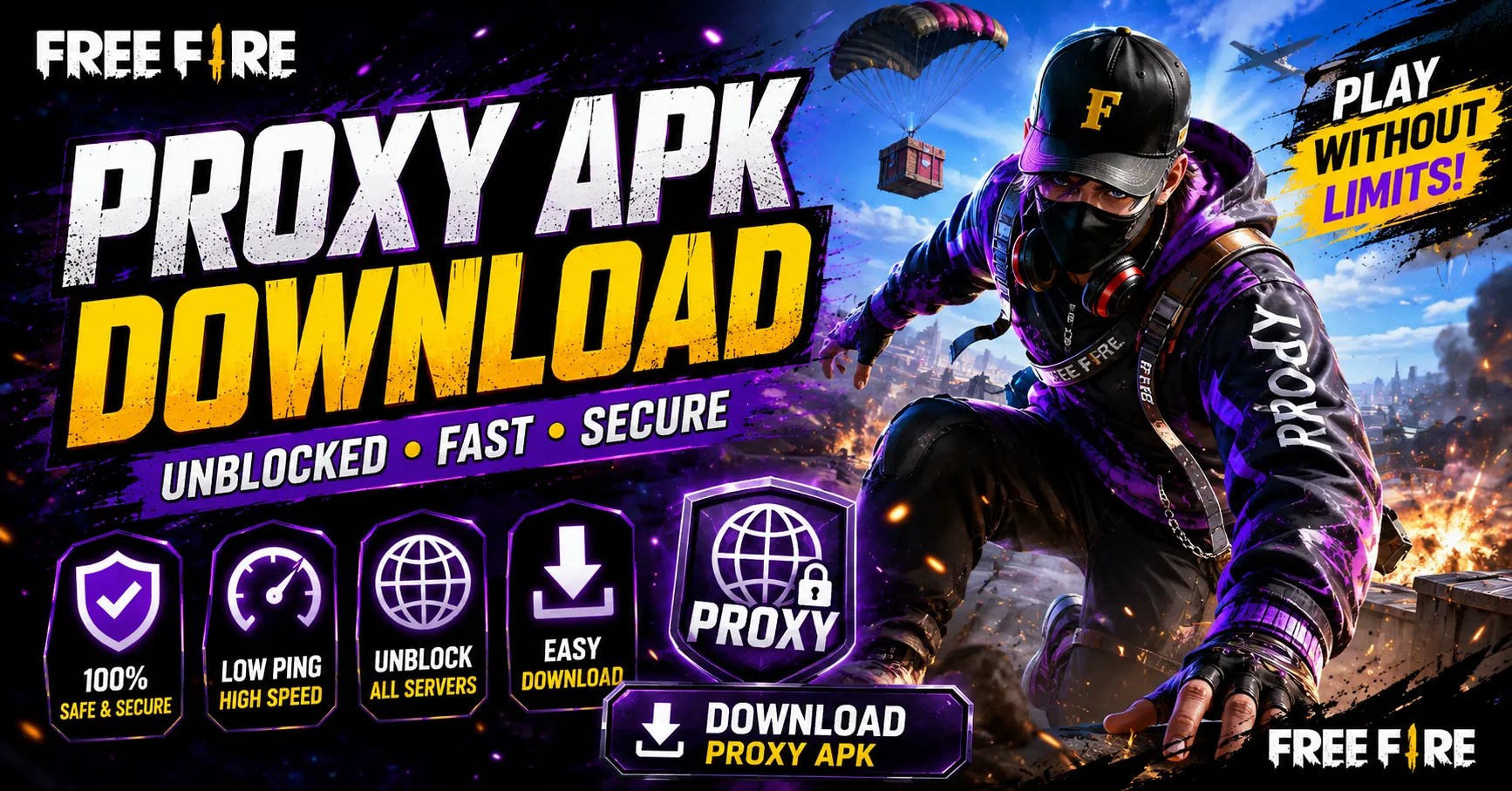 Free Fire Proxy Apk Download