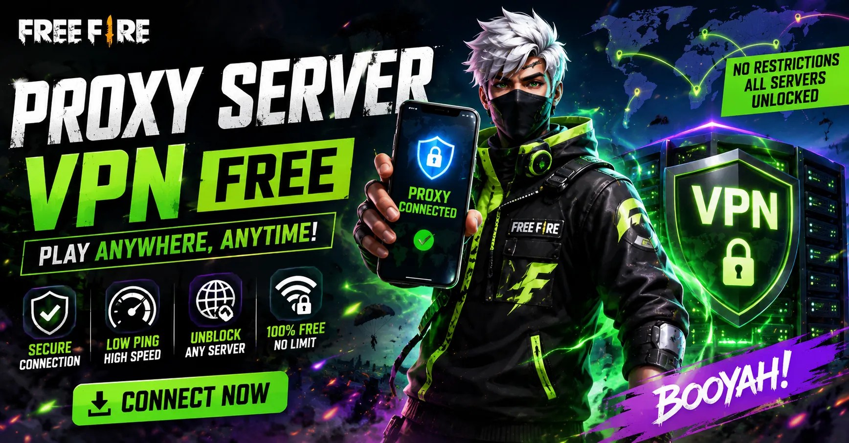 Free Fire Proxy Server VPN Free