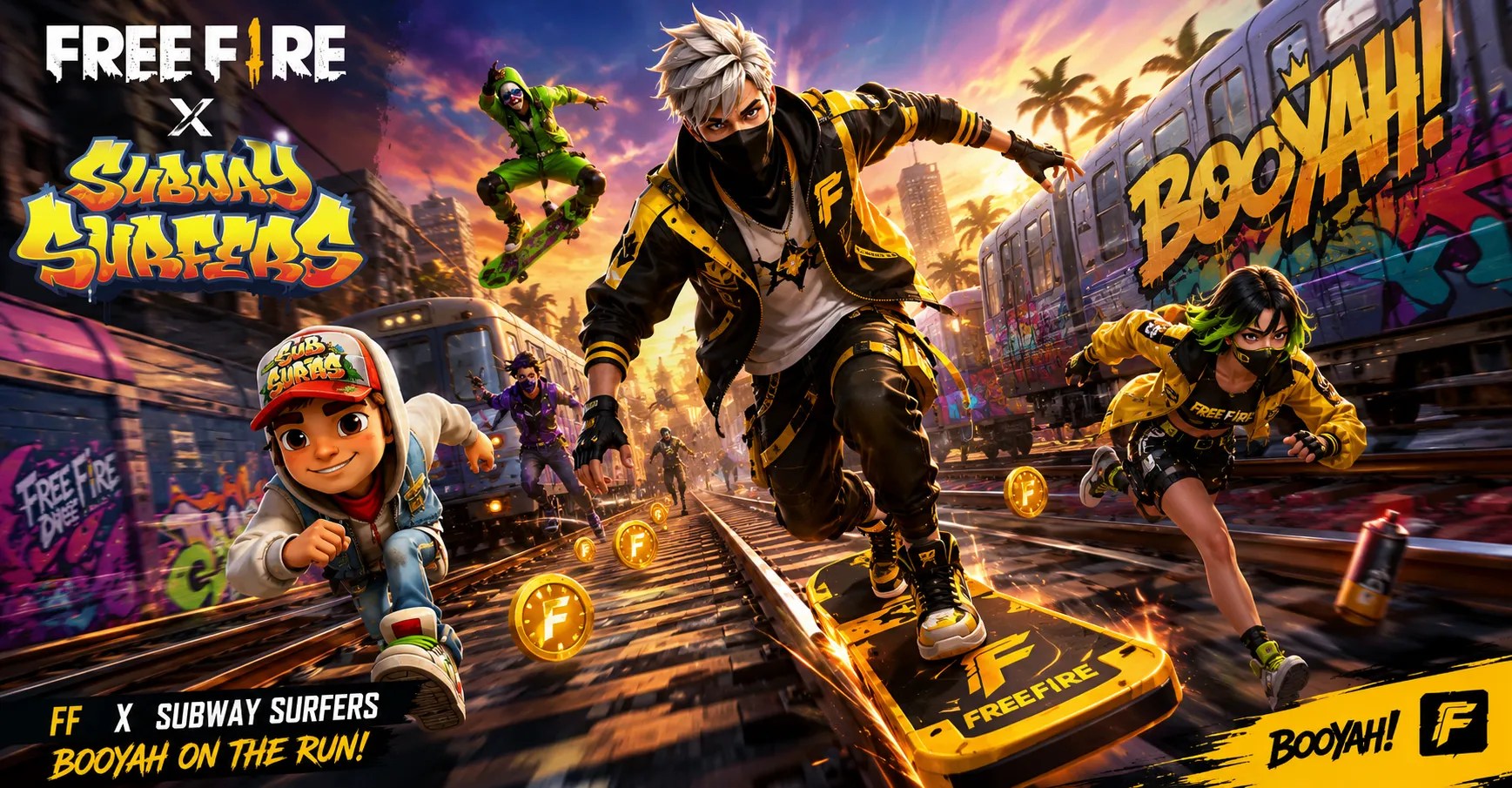 Free Fire Subway Surfers