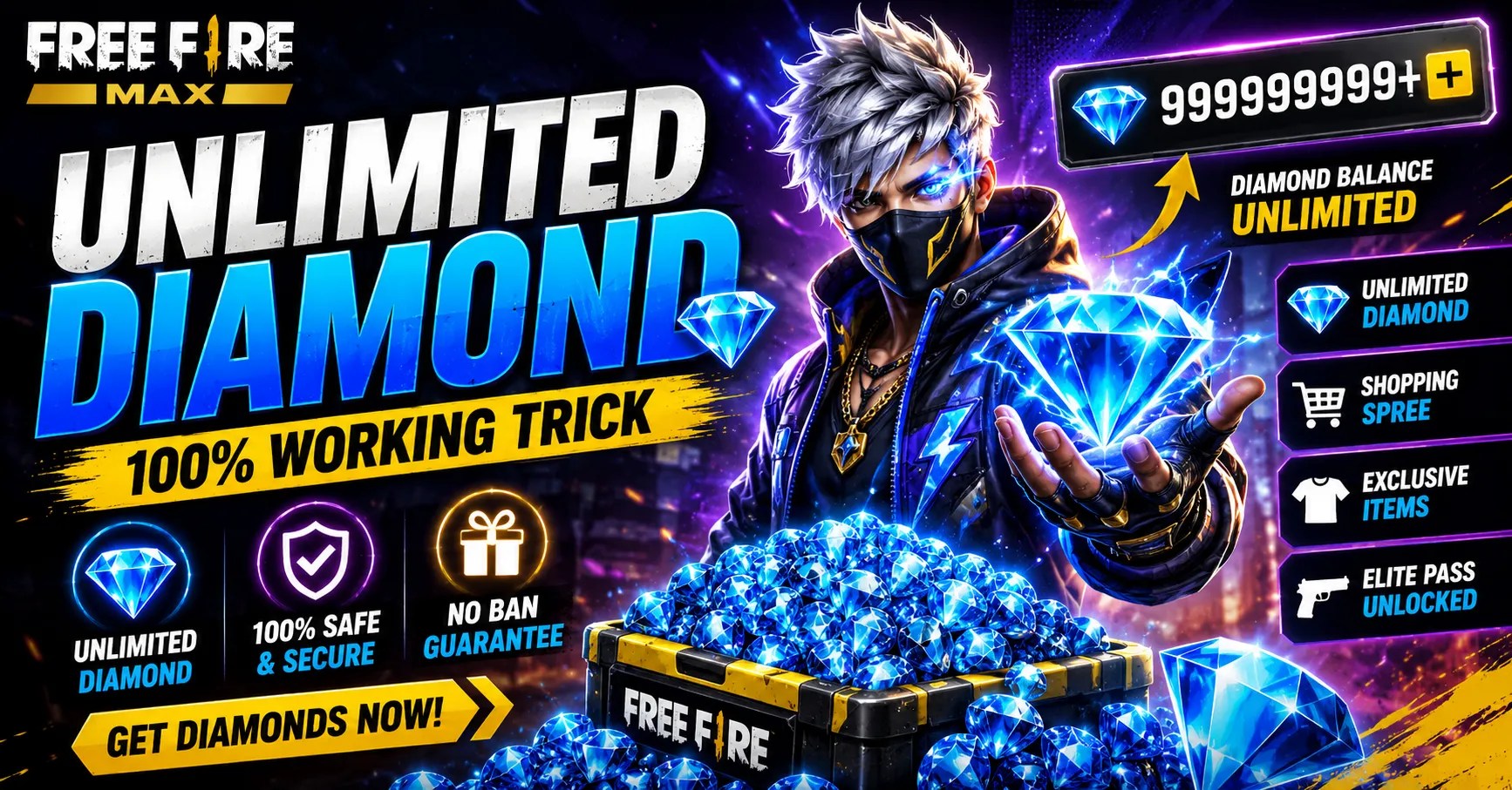 Free Fire Unlimited Diamond