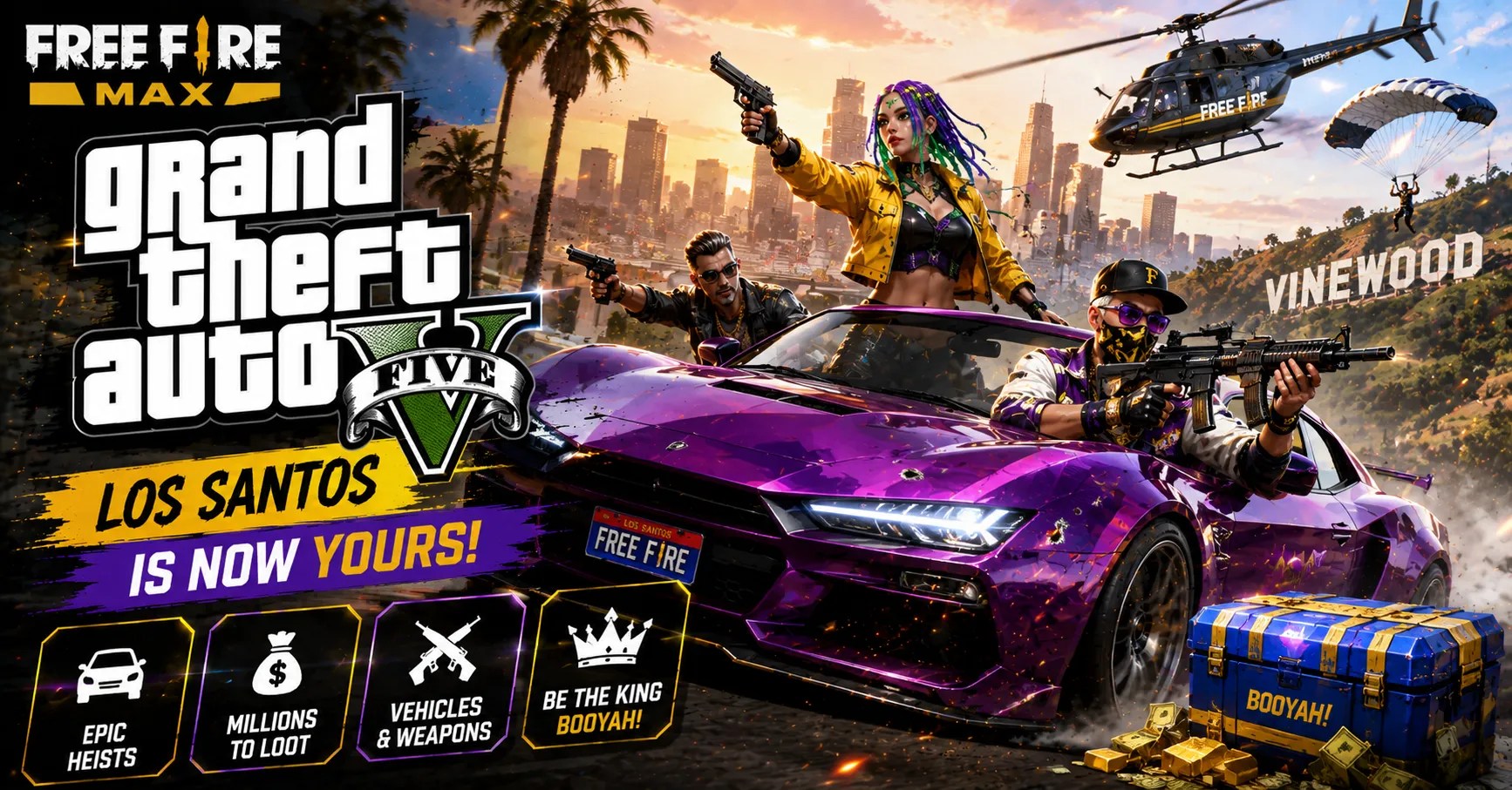 Grand Theft Auto V in Free Fire